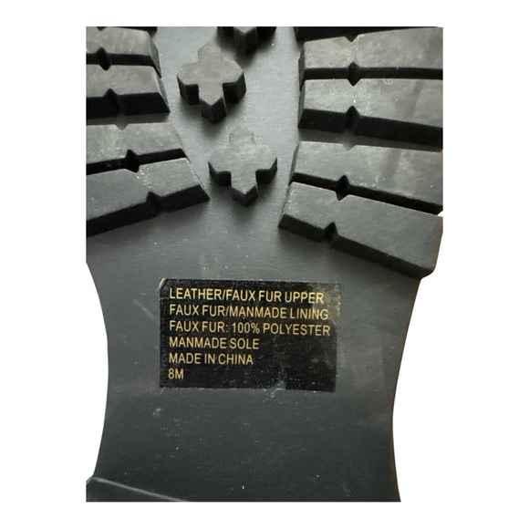 Ann Taylor Black and White Ankle Boots with Cozy Lining - Picture 6 of 6